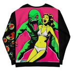 Monsters  Everywhere - Gill Man Sweatshirt