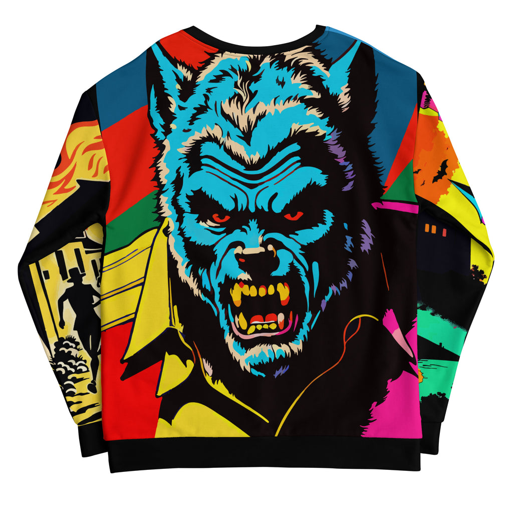 monsters everywhere Monsters Everywhere - Frankenstein Vs. Wolfman Sweatshirt – Party Monster