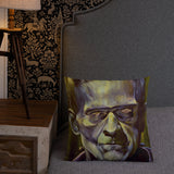 Mad Monster Lady Throw Pillow
