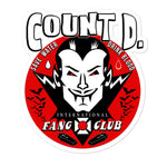 Count D. Fang Club Sticker