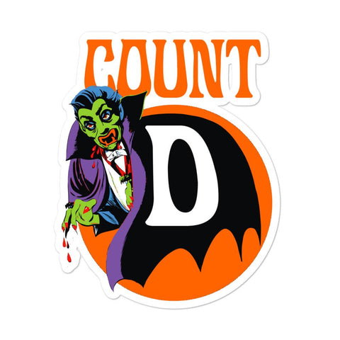 Count D. Vintage Sticker