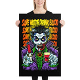Count D. Save Water Drink Blood Poster